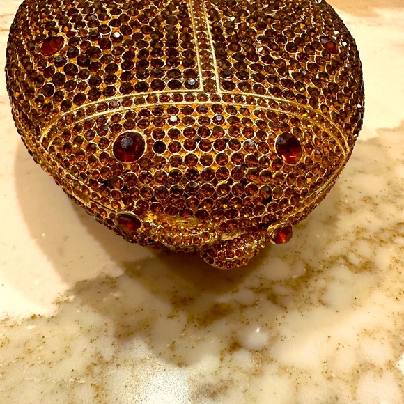 Swarovski Elements Sparkling Gold & Ruby Red Ladybug! Was $199 - now $159!! - Picture 8 of 9